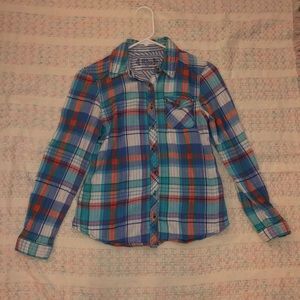 Juniors' Mudd® Flannel Button-Down Shirt